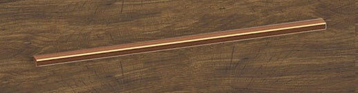 BRAUER Meubelgreep opbouw model A 480 mm RVS koper geborsteld PVD