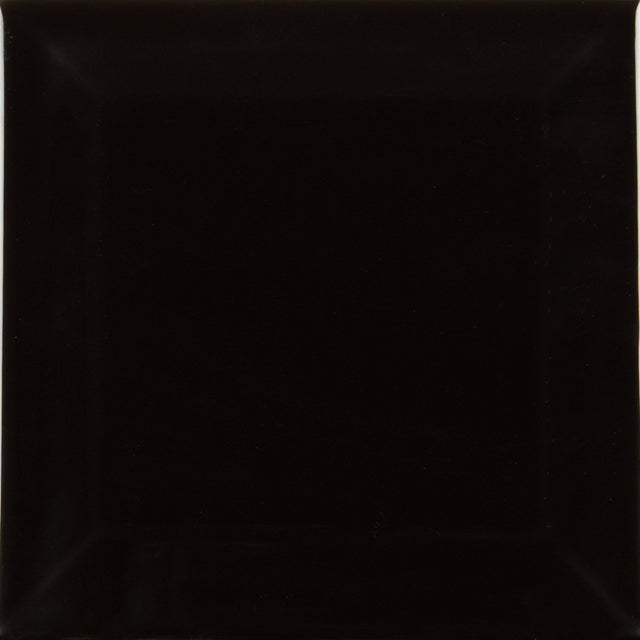 Mosa Trocadero zwart 10x10 1003-1010 9mm glans rel facet