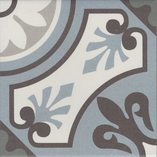 Douglas Jones Vintage lilou blue 20x20 LILOU BLUE 8mm mat dec.