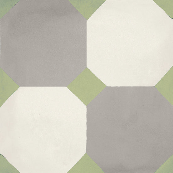 JOS. Hidro 8 sided green 20x20 dd22 8,3mm mat dec.