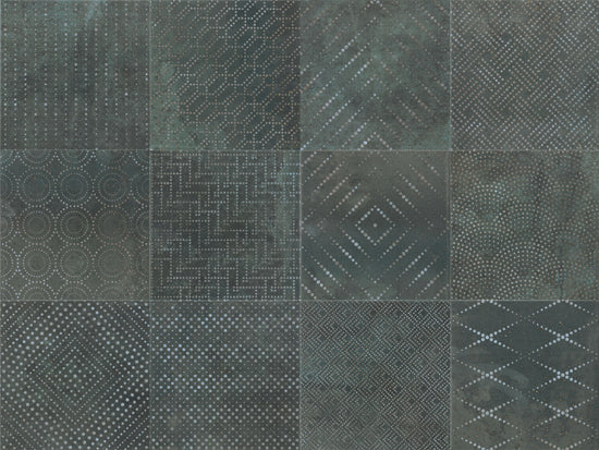 Baerwolf Vintage Oxid copper 20x20 KE-19041 8mm mat R9 decor 12 types