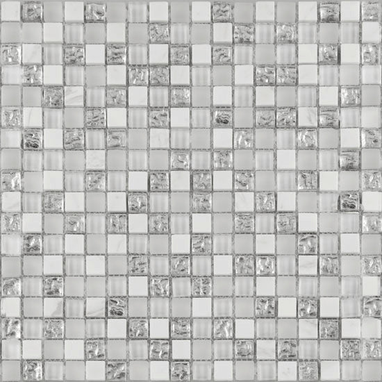 Baerwolf Tuscany briljant white mix 30x30 GL-16008 8mm mat moz.f:015x015