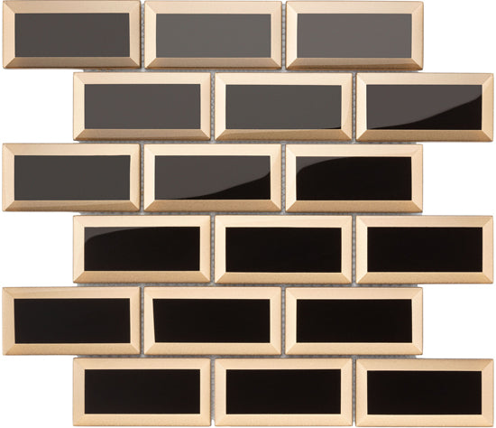 Baerwolf Bel Air black/gold 30x30 GL-20030 8mm moz.f:048x098