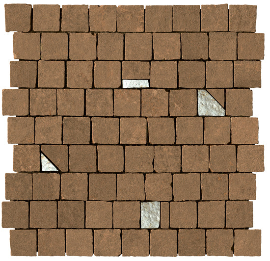 Serenissima Studio 50 terracotta 30x30 1069315 10mm mat rett. R10 moz.random