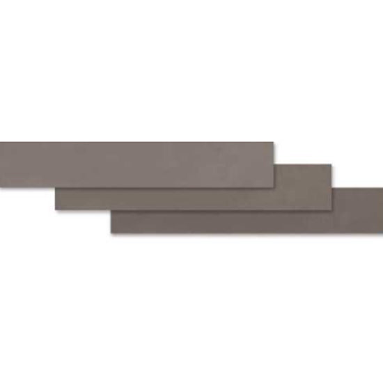 Mosa Terra Tones midden warm grijs 10x60 204XV1060 12mm mat rett. R10 (strook)