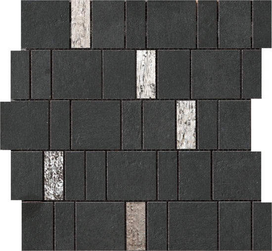 Cercom Temper coal 30x30 1070154 9,5mm mat rett. mos.metallic