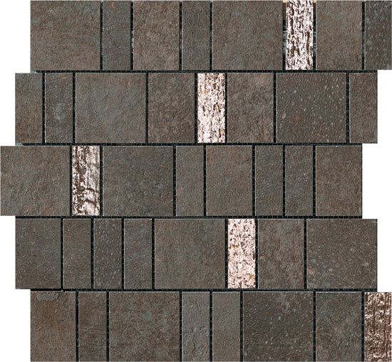 Cercom Temper iron 30x30 1070157 9,5mm mat rett. mos.metallic