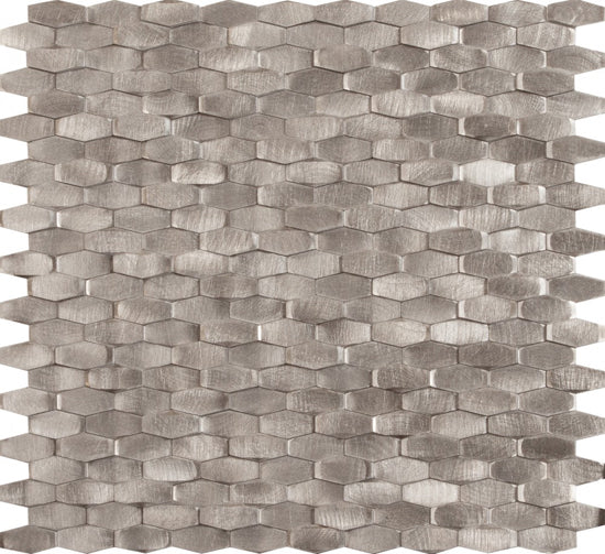 Dune Materia Mosaics silver 30x30 187706 5mm mat/glans