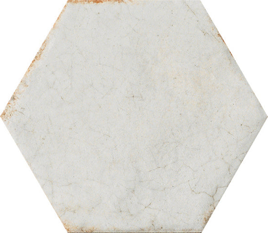 Cir Cotto del Campiano bianco antico 16x18 1080612 10mm glans zeskant