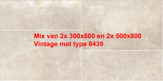 Kronos Carriere Du Kronos bruges Mix 8439 10mm mat R10 2x 300x800, 2x 500x800