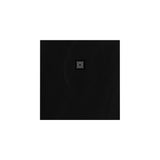 BRAUER Douchebak Asteroid 100x100 incl. antislip en antibacterieel mineraalmarmer mat zwart DB-AS100100MZ