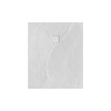 BRAUER Douchebak Asteroid 100x120 incl. antislip en antibacterieel mineraalmarmer mat wit DB-AS100120MW