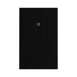 BRAUER Douchebak Asteroid 100x160 incl. antislip en antibacterieel mineraalmarmer mat zwart DB-AS100160MZ