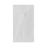 BRAUER Douchebak Asteroid 90x160 incl. antislip en antibacterieel mineraalmarmer mat wit DB-AS90160MW