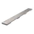 BRAUER Los standaard rooster 7 x 60 RVS geborsteld
