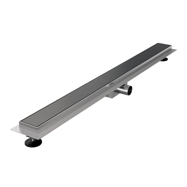 BRAUER Douchegoot met multifunctioneel rooster en flens 7 x 100 gunmetal geborsteld PVD DR-MRF100GM