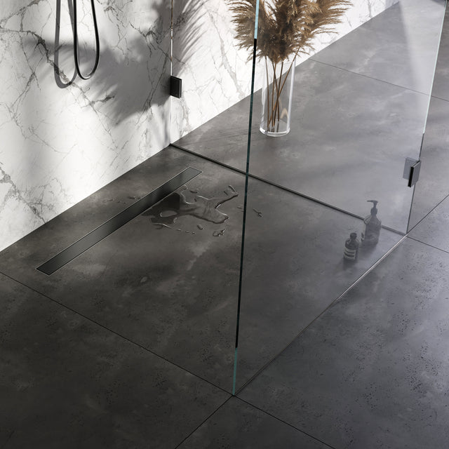 BRAUER Douchegoot met multifunctioneel rooster en flens 7 x 100 gunmetal geborsteld PVD