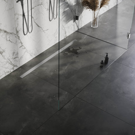BRAUER Douchegoot met multifunctioneel rooster en flens 7 x 140 RVS geborsteld