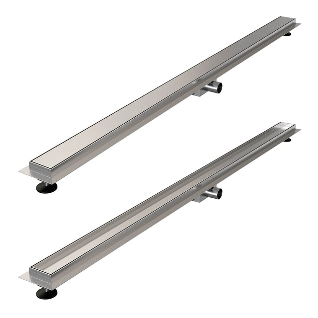 BRAUER Douchegoot met multifunctioneel rooster en flens 7 x 140 RVS geborsteld DR-MRF140NG