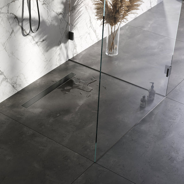 BRAUER Douchegoot met multifunctioneel rooster en flens 7 x 70 gunmetal geborsteld PVD
