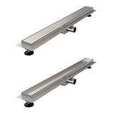 BRAUER Douchegoot met multifunctioneel rooster en flens 7 x 70 RVS geborsteld DR-MRF70NG