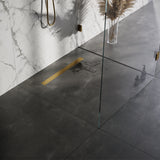 BRAUER Douchegoot met multifunctioneel rooster en flens 7 x 80 goud geborsteld PVD DR-MRF80GG