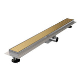 BRAUER Douchegoot met multifunctioneel rooster en flens 7 x 80 goud geborsteld PVD DR-MRF80GG