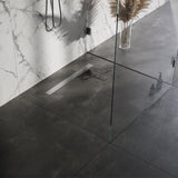 BRAUER Douchegoot met multifunctioneel rooster en flens 7 x 80 RVS geborsteld DR-MRF80NG