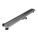 BRAUER Douchegoot met multifunctioneel rooster en flens voor wandmontage 7 x 100 gunmetal geborsteld PVD DR-MRFW100GM