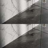 BRAUER Douchegoot met multifunctioneel rooster en flens voor wandmontage 7 x 70 RVS geborsteld DR-MRFW70NG