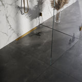 BRAUER Douchegoot met multifunctioneel rooster en flens voor wandmontage 7 x 80 goud geborsteld PVD DR-MRFW80GG