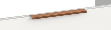 BRAUER Elevate Meubelgreep opleg model A 300 mm RVS koper geborsteld PVD