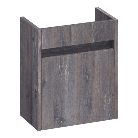 BRAUER Adore fonteinkast 40 met 1 deur greeploos linksdraaiend Driftwood FO-AR40LDR
