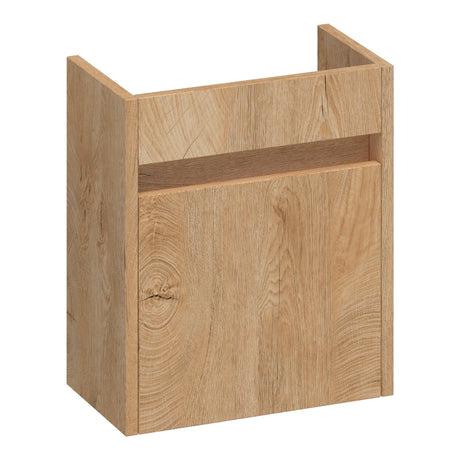 BRAUER Adore fonteinkast 40 met 1 deur greeploos linksdraaiend Forest Tan FO-AR40LFT