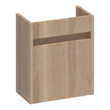 BRAUER Adore fonteinkast 40 met 1 deur greeploos linksdraaiend lamellen eiken naturel FO-AR40LLEN