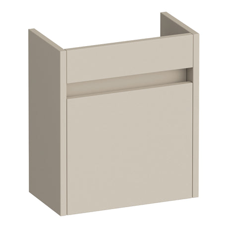 BRAUER Adore fonteinkast 40 met 1 deur greeploos linksdraaiend mat beige FO-AR40LMB