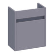 BRAUER Adore fonteinkast 40 met 1 deur greeploos linksdraaiend mat grijs FO-AR40LMG