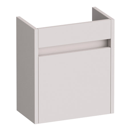 BRAUER Adore fonteinkast 40 met 1 deur greeploos linksdraaiend mat zand FO-AR40LMS