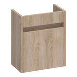 BRAUER Adore fonteinkast 40 met 1 deur greeploos linksdraaiend Sunlit FO-AR40LSL