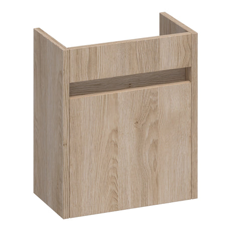 BRAUER Adore fonteinkast 40 met 1 deur greeploos linksdraaiend Sunlit FO-AR40LSL