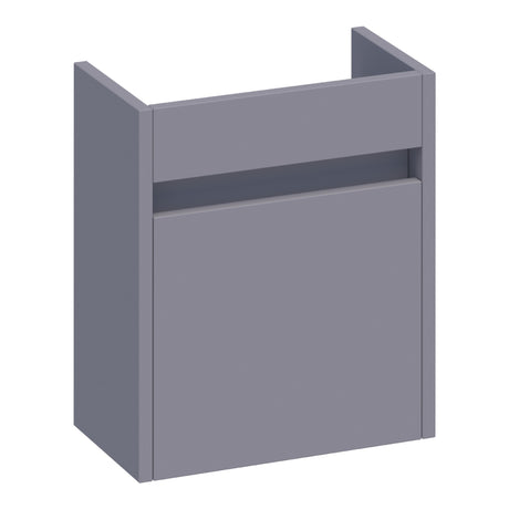 BRAUER Adore fonteinkast 40 met 1 deur greeploos rechtsdraaiend mat grijs FO-AR40RMG