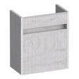 BRAUER Adore Wavy fonteinkast 40 met 1 deur greeploos linksdraaiend Forest Seashell FO-ARW40LFS