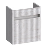 BRAUER Adore Wavy fonteinkast 40 met 1 deur greeploos linksdraaiend Forest Seashell FO-ARW40LFS