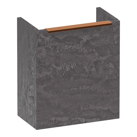BRAUER Elevate fonteinkast 40 excl. opleggreep met 1 deur rechtsdraaiend Damascus FO-EL40RDA
