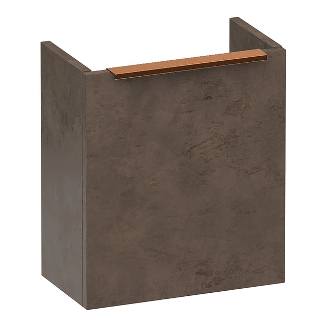 BRAUER Elevate fonteinkast 40 excl. opleggreep met 1 deur rechtsdraaiend Erosion FO-EL40RER