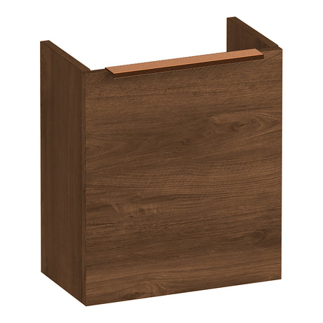 BRAUER Elevate fonteinkast 40 excl. opleggreep met 1 deur rechtsdraaiend Forest Cacao FO-EL40RFC