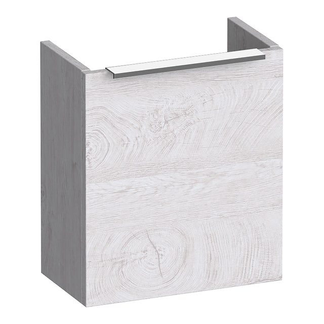 BRAUER Elevate fonteinkast 40 excl. opleggreep met 1 deur rechtsdraaiend Forest Seashell FO-EL40RFS