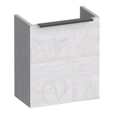 BRAUER Elevate fonteinkast 40 excl. opleggreep met 1 deur rechtsdraaiend Forest Seashell FO-EL40RFS