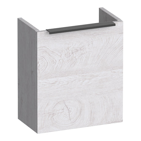 BRAUER Elevate fonteinkast 40 excl. opleggreep met 1 deur rechtsdraaiend Forest Seashell FO-EL40RFS