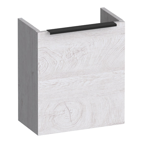 BRAUER Elevate fonteinkast 40 excl. opleggreep met 1 deur rechtsdraaiend Forest Seashell FO-EL40RFS